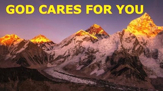 God cares for you